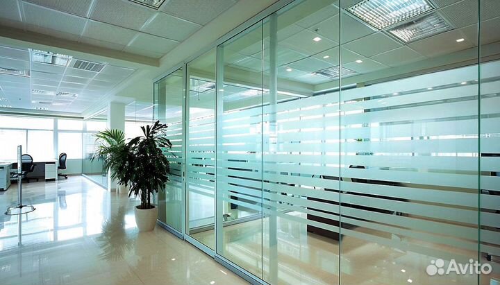 Перегородка стекло