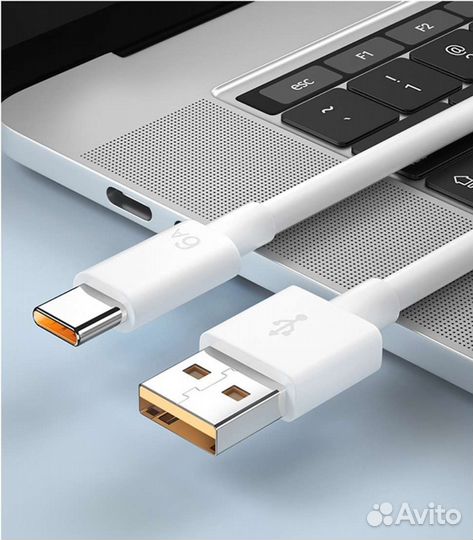 Кабель для быстрой зарядки Type-C 6A 66W