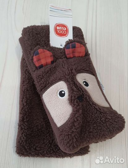 Шапка детская шарф варежки перчатки Cool Club