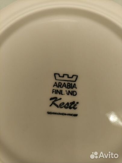 Arabia Finland фарфор блюдце тарелка