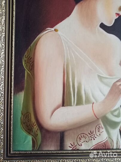 Антикварная копия картины Ризена 