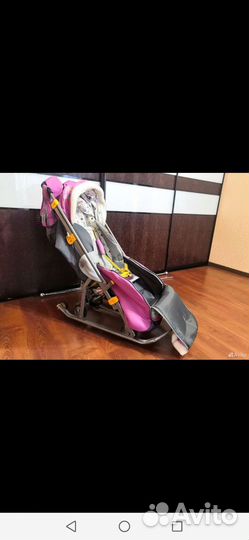 Санки коляска nika kids