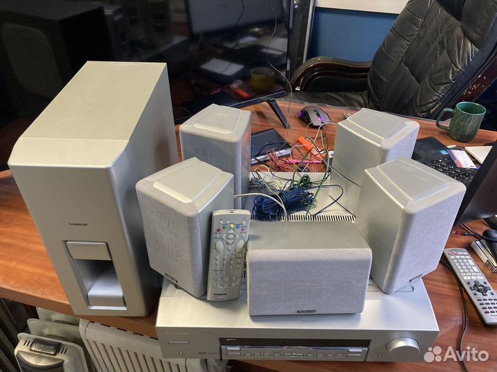 Ресивер усилитель Thomson с колонками