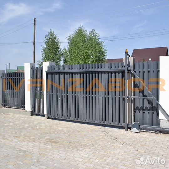 Заборы с воротами и калиткой в Пучеже