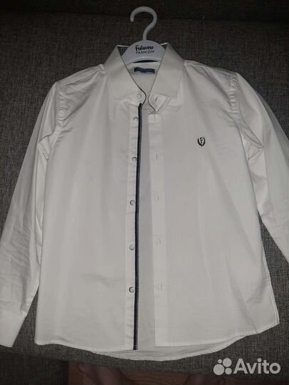 Рубашка школьная 140 новая