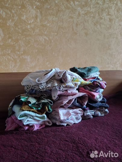 Большой пакет одежды для девочки 6-12 мес