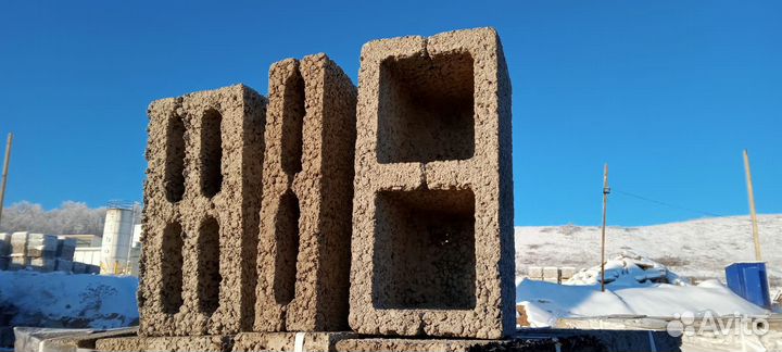 Керамзитобетонные блоки стеновые JHG656