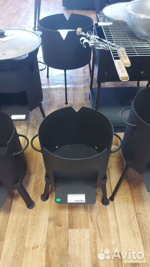 Печь под казан 8-10 литров, 3 мм