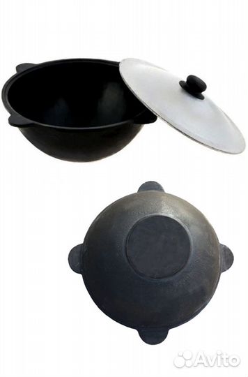 Казан чугунный узбекский 8 литров