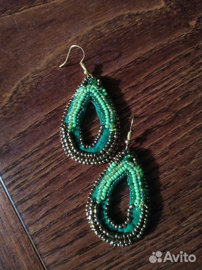 Серьги ручной работы 