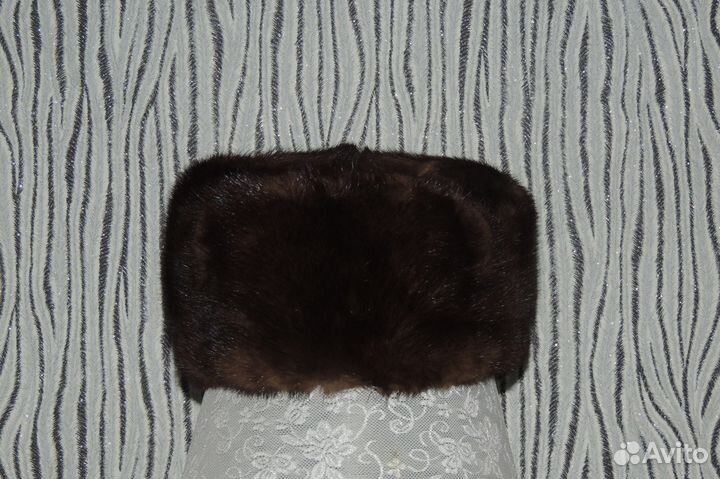 Шапка норковая р. 56-58