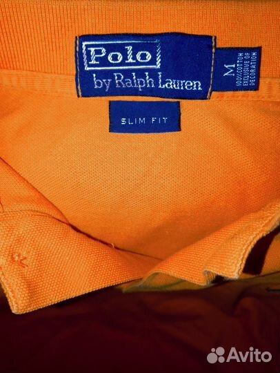 Ralph Lauren поло оранжевого цвета