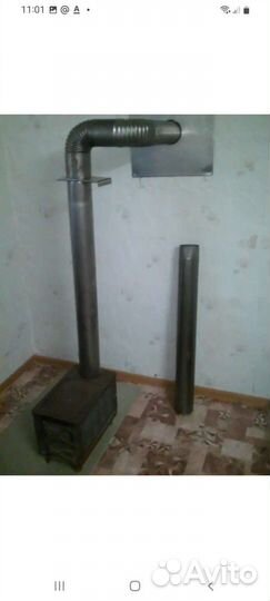 Труба дымоход для буржуйки и теплиц