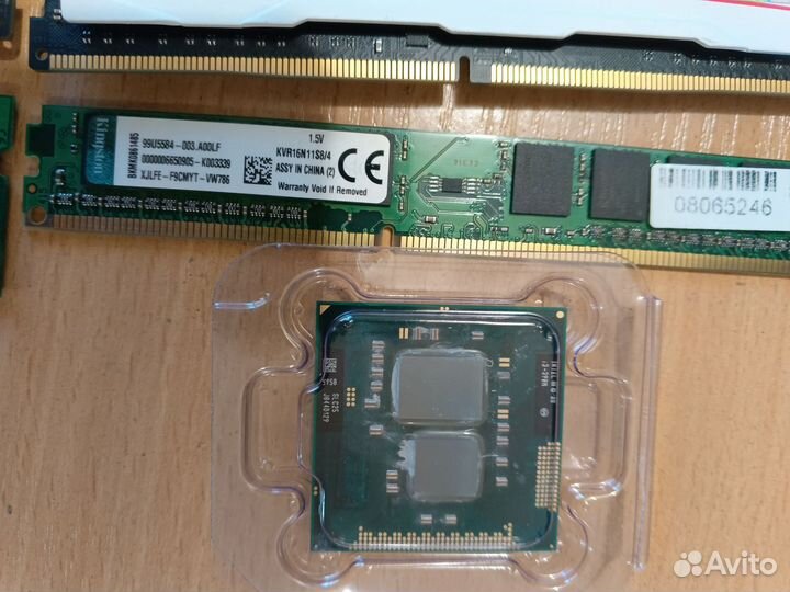 Лот неисправных комплектующих для пк