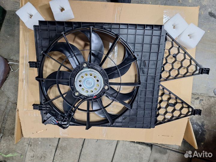 Вентилятор охлаждения на volkswagen polo
