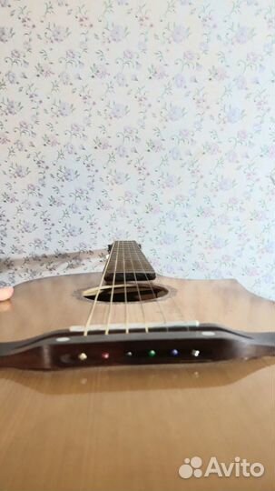 Акустическая гитара 6 струнная бу