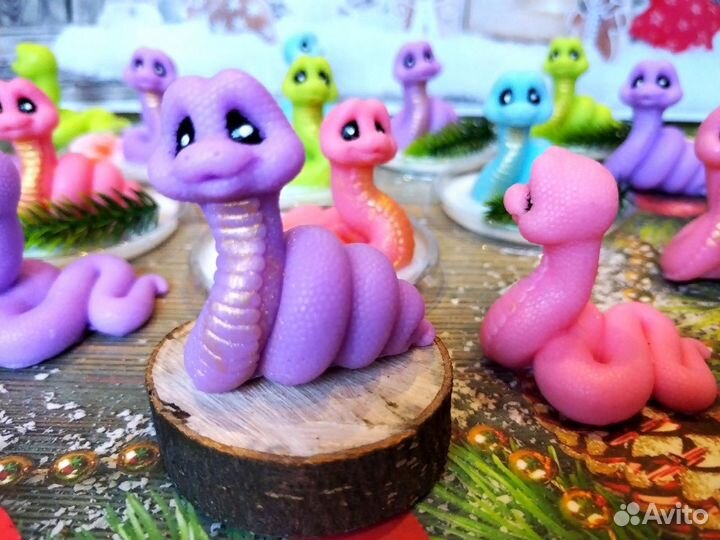 Символ Нового года.Змея из мыла ручной работы