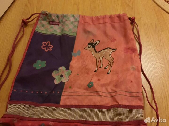 Рюкзак школьный+ 2 пенала+мешок