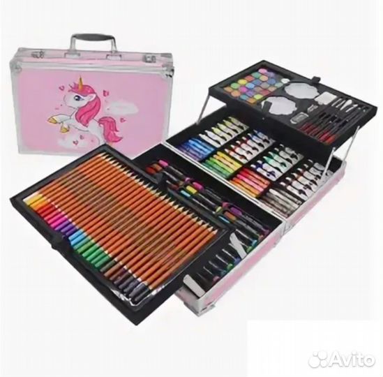 Для рисования в кейсе. Металический фломастеры