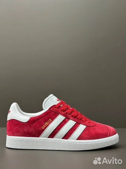Кроссовки Adidas Gazelle красные 4