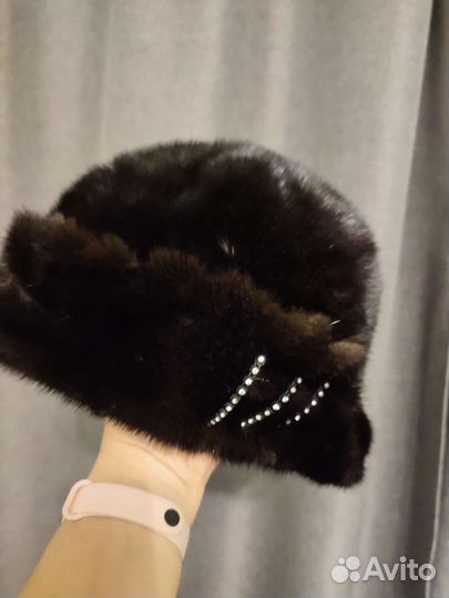 Шапка норковая женская, р.57