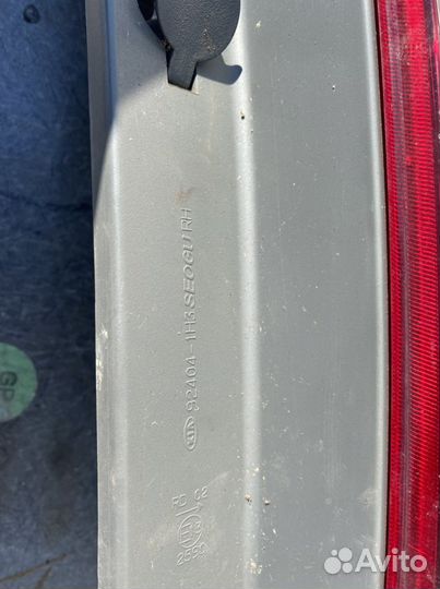 Фонарь kia ceed ed sw задний верхний