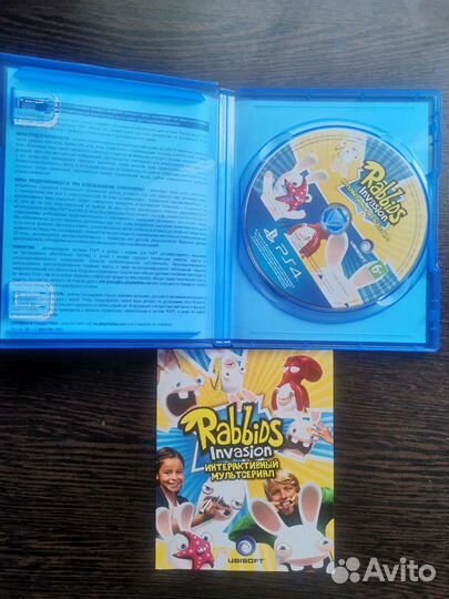 Rabbids invasion ps4 + камера + держатель