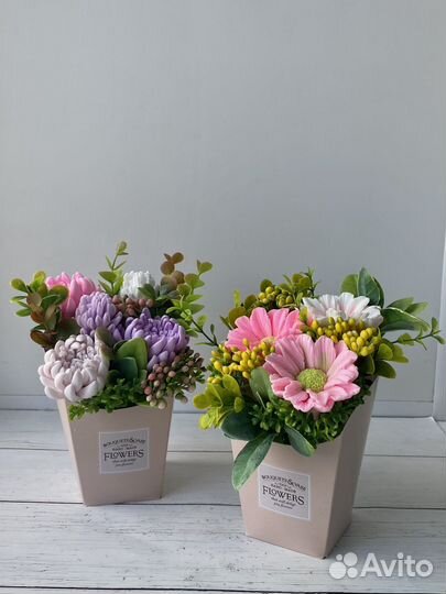 Букеты из мыла ручной работы