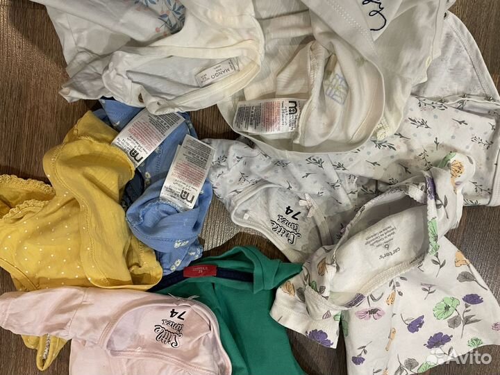 Вещи пакетом на девочку 62-68