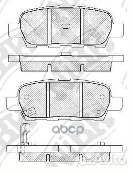 Колодки задние infiniti FX, nissan qashqai, murano