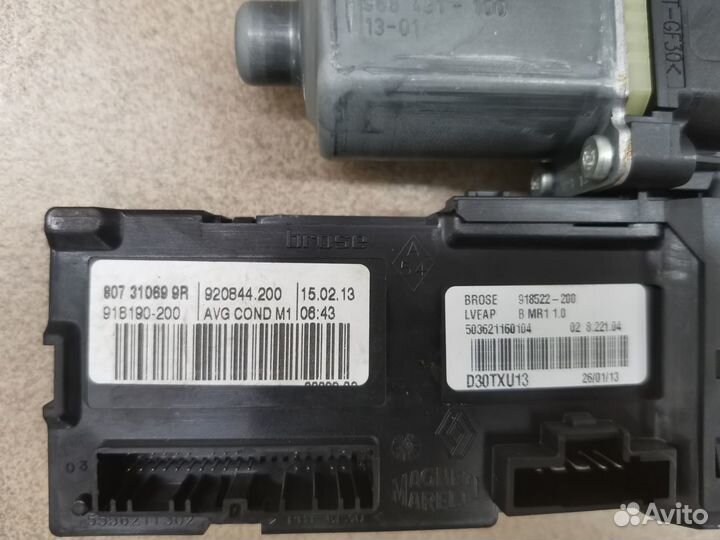 Мотор стеклоподъемника L Renault Megane Fluence