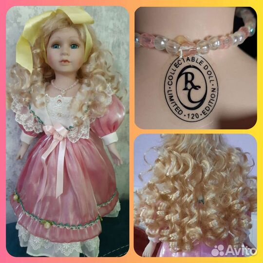 Кукла фарфоровая remeco collection