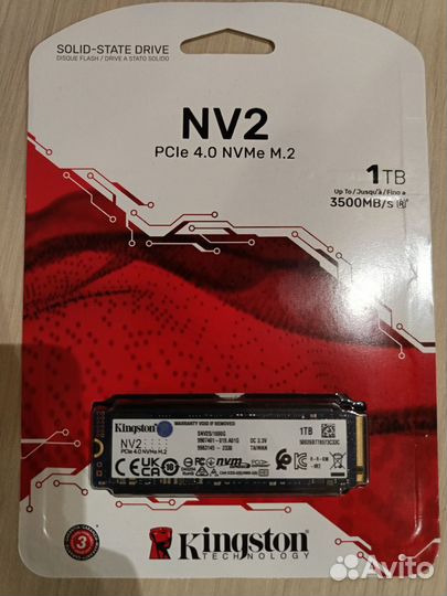 SSD от 120 GB до 1 TB. Новые. Запечатаны. M.2,Sata