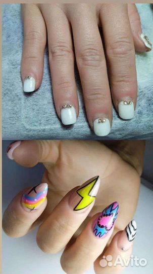 Наращивание ногтей с выездом на дом и.на дому