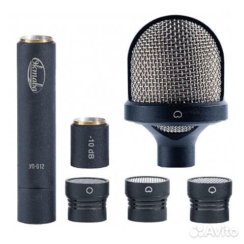 Мк-012-40 (черный, в картон. упак.) микрофон Октав