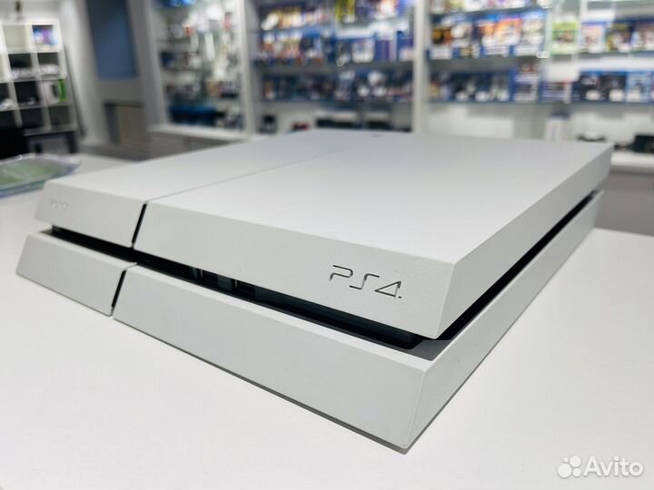 Sony PS4 Fat 1200 белая прошивка 5.05