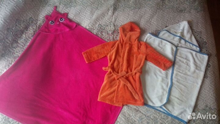 Банный халат детский