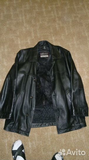 Куртка кожаная Marco Polo мужская зимняя