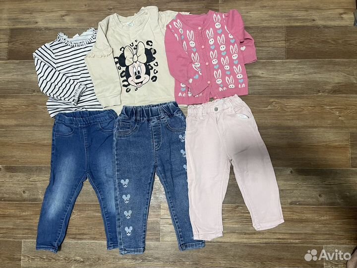 Вещи пакетом для девочки 80 86 hm zara