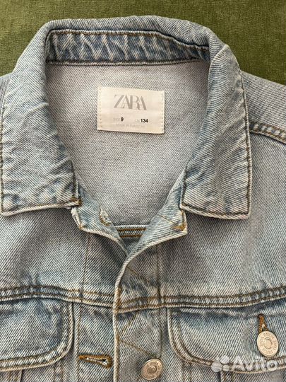 Джинсовая куртка zara для девочки