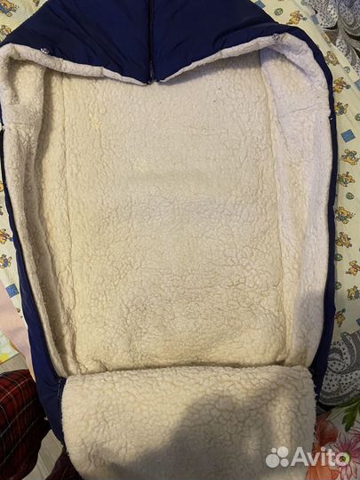 Меховой конверт на овчине