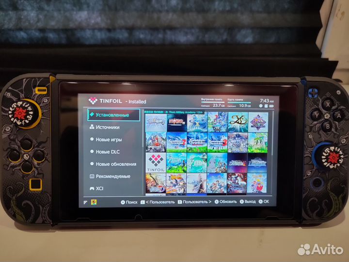 Nintendo Switch rev2 прошитая