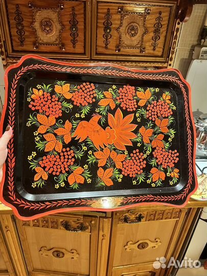 Поднос металлический СССР