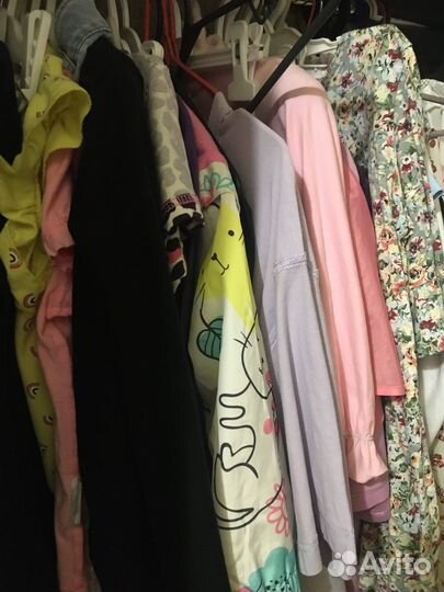 Детская одежда для девочек 122 128 пакетом