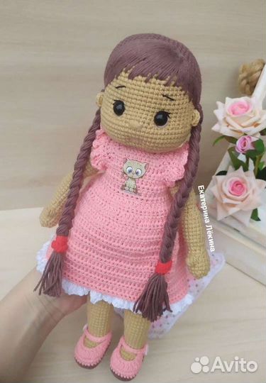 Вязаная Кукла Вязаные игрушки