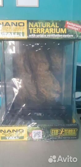 Террариум из силикатного стекла exo terra новый