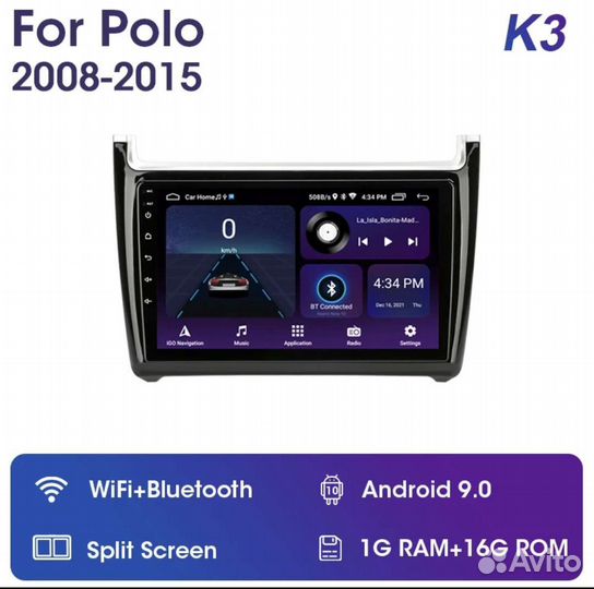 Магнитола volkswagen polo