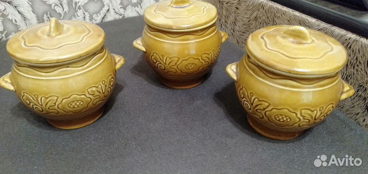 Глиняные горшочки