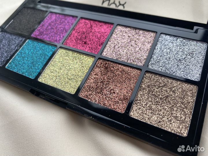 Nyx кремовые глиттеры