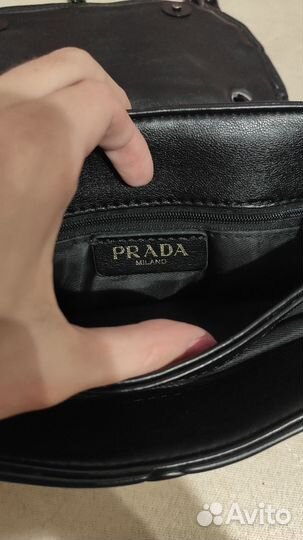 Сумка женская натуральная кожа prada